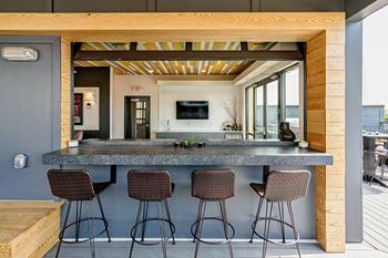 Rooftop kitchen